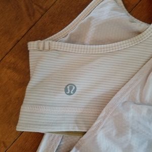 Lululemon Pale pink no limits tank